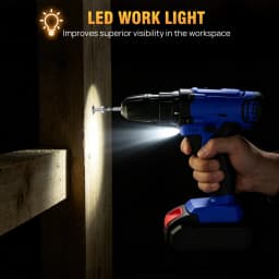 21V Cordless Drill,Electric Screwdriver Tools Kit with 25+1 Torque Setting,2 Variable Speed,29PCS Accessories,LED Work Light
