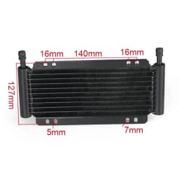 Universal Automatic /Gearbox Oil Cooler Kit - 11 Row With Hose