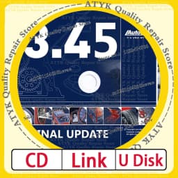 New Autodata 3.45 wiring diagrams data bate install video Repair car software Diagnostic tool VM auto data 3.45 link U disk CD