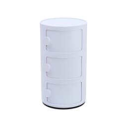 Round Multi-tiered Drawer Storage Unit Organizer for Bedrooms, Living Rooms, Kitchens, Bathrooms