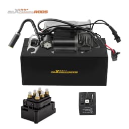 Air Suspension Compressor & Solenoid Valve Block For Audi Q7 4L 06-15 4L0698007C