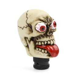 Car Interior Gear Shift Knob Universal Manual Handle Lever Shifter Knob Long Tongue Ghost Skull Head Style