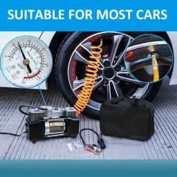 Heavy Duty Portable Electric Car Tyre Inflator 150PSI Air Compressor Pump 12V UK