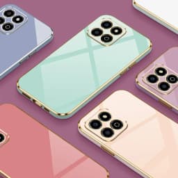 For Honor X8a Case Honor X6A Phone Case Honor X6B X6 X8 X8 5G X8B X9 X9A X9B X7B X6S X6 X5 X7 Luxury Plating Silicone Back Cover