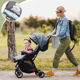 Small Diaper Pouch Foldable Portable Nursery Storage Bag Maternity Travel Pouch Portable Stroller Nursery Organizer For Bottles