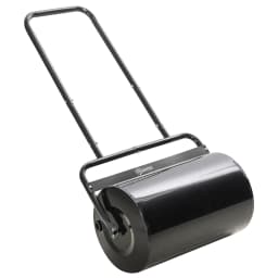 Combination Push/Tow Lawn Roller Filled W/ 38L Sand or Water Roller Black