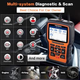 FOXWELL NT510 Elite for Porsche Car Diagnostic Car OBD2 Scanner All System Bi-Directional Diagnostic Tools Oil Reset EPB SAS TPS