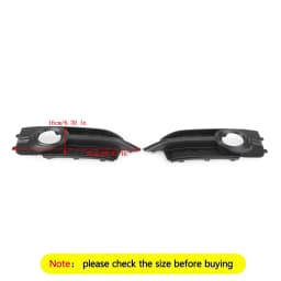 Artudatech 2PCS Front Bumper Fog Light Cover Grille Fit for Audi A1 8X S-Line 2011-2014