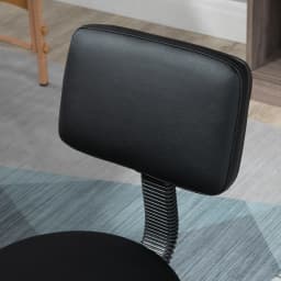 HOMCOM Adjustable Swivel Salon Chair Padded Seat Back 5 Wheels