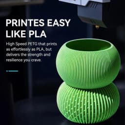 JAYO High Speed Matte PETG Multiple Colors Mixed 10Rolls Non-toxic Bubble Free Smooth Suitable Filament 175mm for 3D Printing