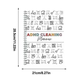 Household Cleaning Schedule Cleaning Plan Book Daily Weekly Monthly Organizer Do-It-Yourself Home Improvement With Coil Binding