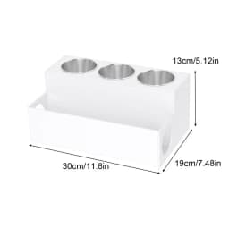 Hair Tool Organizer Bathroom Hair Brush Storage Holder Acrylic Hair Styling Tool Organizer and Holder Bathroom Countertop