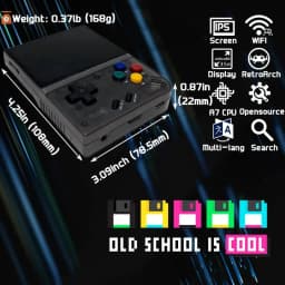 MIYOO Mini Plus Retro Handheld Game Console Portable Classic Video Game Console Linux System 3.5-inch IPS Screen Children's Gift