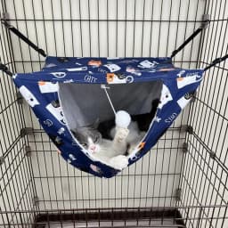 Pet Cage Hammock Cat Hammock Double Layer Cage Cat Window Perches Pet Cage Bed Soft Pet Bed Cat Swing Hammock Soft Plush Hung