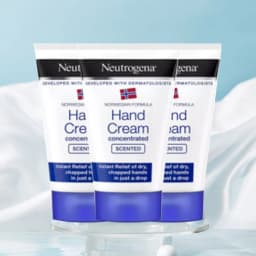 Neutrogena Norwegian Formula Concentrated Scented Hand Cream 50ml*3, with Glycerin and Vitamin E, For Dry Skin and Chapped Hands