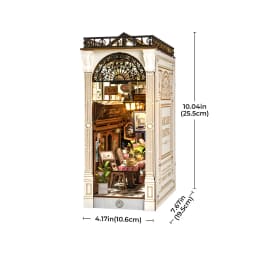 Robotime Rolife Maquetas Book Nooks Sets for Home Bookshelf Decoration Pre-colored Easy Assembly Arcade Dating DIY Kits