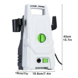 Car Washer, Electric Pressure Washer, 100BAR Power Washer with 5 Color Nozzle, 1400W High Pressure Washer Cleaner