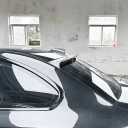 Rear Trunk Lid Roof Spoiler Wing For BMW 1 Series E82 Coupe 120i 128i 135i M1 2008-2013 Carbon Fiber Look/Gloss Black Upper Lip