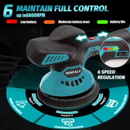 Polishing Machine For Car Cordless Polisher 6 Gears Automotive Electric Waxing Repairing Wireless Sander Polish for Makita 18v