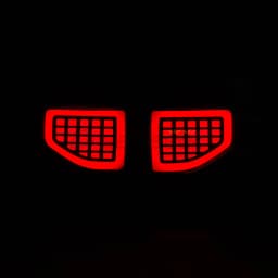 2x LED Rear Bumper Brake Tail Light for Jeep Wrangler JL 2018+ Reflector Lights w/ Dynamic Sequential Turn Signal Lamp Taillight
