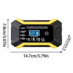 Automotive Charger 12V Car Battery Charger Pulse Repair Digital LCD Display Smart Fast Charge For Car Motorcycle