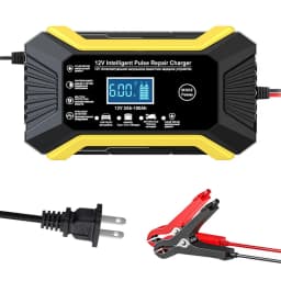 Automotive Charger 12V Car Battery Charger Pulse Repair Digital LCD Display Smart Fast Charge For Car Motorcycle