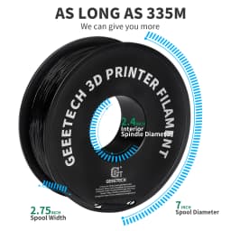 GEEETECH 10Kg In One Box 1.75mm 3D PLA Filament Assorted Pack - Matte PETG Silk PLA TPU ABS+ - Safety for 3D Printer Materials