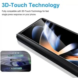 3PCS Tempered Glass For Samsung Galaxy Z Fold 5 4 3 HD Clear Premium Front Screen Protector For Samsung Z ZFold 6 5 Fold5 Film