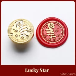 2023 Lunar New Year Stamp Sealing Seal Wax Fu Chun Chinese Traditional Elements Scrapbooking For Envelope Wedding Party