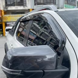 Window Deflectors for Ford Ranger Next Gen T9 2023-2026 Sun Rain Guard Window Visor Double Cab Weather Shield Car Accessories