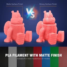 SUNLU/JAYO PLA Matte Surface Neatly Wound Filament 1.75mm 1KG Smooth Matte Filament Materials for 3D Printer&3D Pen