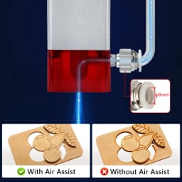 80W Laser Module with Air Assist 10W Laser Engraving Head 450nm Blue Laser Head TTL Module for CNC Laser Cutting Machine Tools