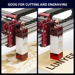 80W Laser Module with Air Assist 10W Laser Engraving Head 450nm Blue Laser Head TTL Module for CNC Laser Cutting Machine Tools