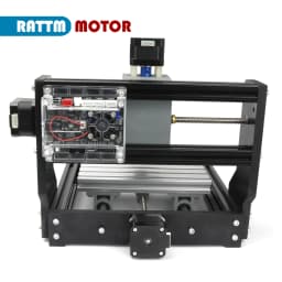 【EU Stock】GRBL control DIY mini CNC machine 1610 Pro CNC working area 180x100x45mm 3 Axis Pcb Milling machine,Wood Router
