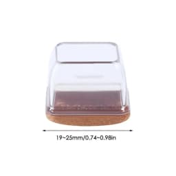 8Pcs Chair Leg Floor Protectors for Hardwood Floors Silicone Chair Caps Covers Furniture Pads Sliders Wrapped Felt Bottom