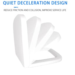 Toilet Seat Square Shape Soft Close with Quick Release Hinges, Anti-Bacterial WC Seat with Sturdy Polypropylene, Easy to Clean