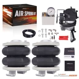 Air Suspension Kit W/ Compressor For Peugeot Boxer 1994-2023 4000kg Campervan Air Suspension Bellow Bag Assist Kit