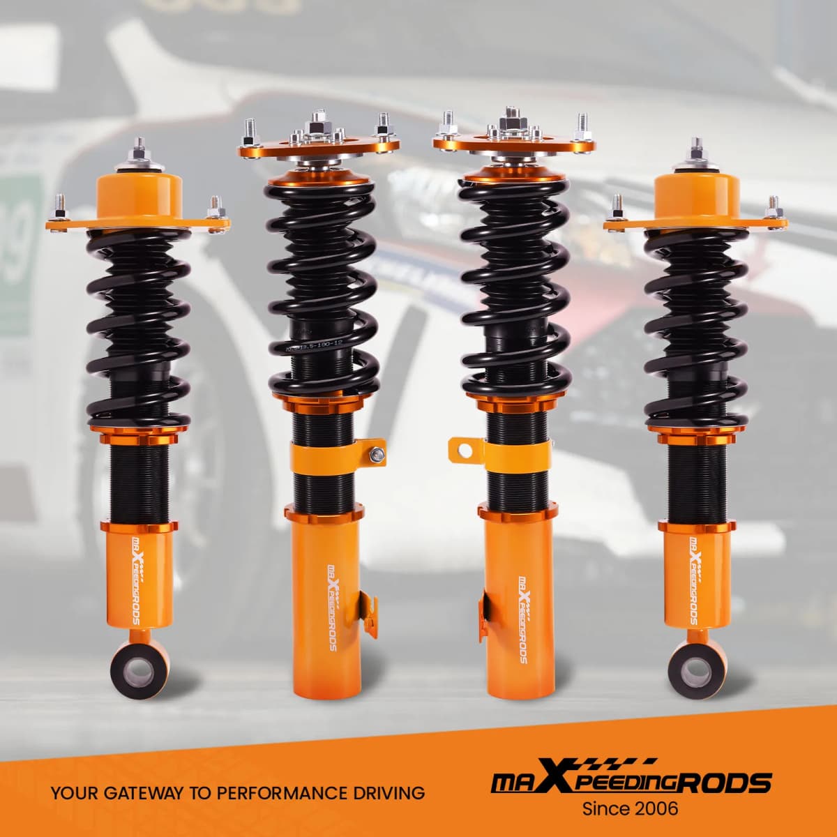 4 Pcs Coilovers Strut for Toyota Corolla 9th Gen. (E130) 2003-2008 USA, for Toyota Matrix XRS Suspension Shock Absorber Kit