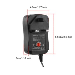 12W Power Adapter,3V-12V Universal Switching AC/DC Multi-Voltage Charger Power Supply Replacement 6 Adapter Plugs CCTV IP Camera