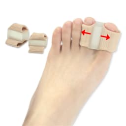 2PCS Bunion Corrector Toe Splint Straightener Hallux Valgus Foot Separator