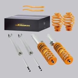 maXpeedingrods Coilovers for BMW E46 316i 318d 320i, 323i 325i 328i 330i 1998-2006 Height Adjustable Suspension Kit Struts