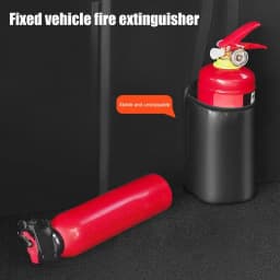 Fire Extinguisher Car Mount Fire Extinguisher Mount Easy Installation Water Cup Storage Bag Holder Pack For Car Seat