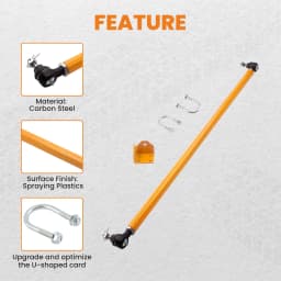 Front Adjustable Drag Link Steering Arm Rod for Ford Mavericks 1997 - 2012 New