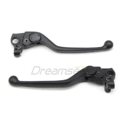 Motorcycle Clutch Lever Brake Lever Front Handlebar for Ducati Monster 659 696 796 Scrambler 1100 Hypermotard 796 Aluminum Black