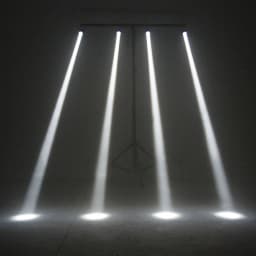 U'King 2PCS Mini LED Pinspot Beam Spotlight 5W Super Bright Lamp White Light Stage Lighting Effect for DJ Disco Party Bar Xmas