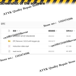 Newest DTC Remover 1.8.5.0 For KESS KTAG FGTECH OBD2 Software MTX DTC Remover 1.8.5 Keygen Full Unlimited Software for Window 7