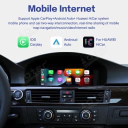 Car Stereo BMW Series 3 E90 E91 E92 Year 2005-2012 Radio Linux Multimedia Player GPS Navigation WiFi BT Carplay and Android Auto