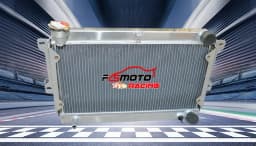 For Mazda R100 / Familia Rotary 1000 1200 1300 10A /12A Aluminum radiator & FANS