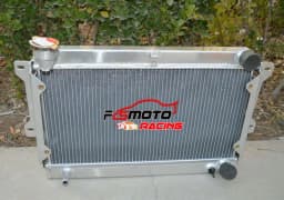 For Mazda R100 / Familia Rotary 1000 1200 1300 10A /12A Aluminum radiator & FANS