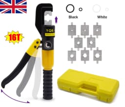 16 Ton 8 Dies Hydraulic Crimping Tool Plier Hydraulic Compression Tool Wire Battery Cable Lug Terminal Clamp Compression Set